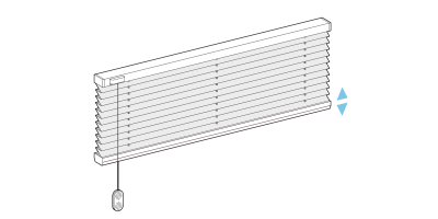 Plissee F1 Schnurzug